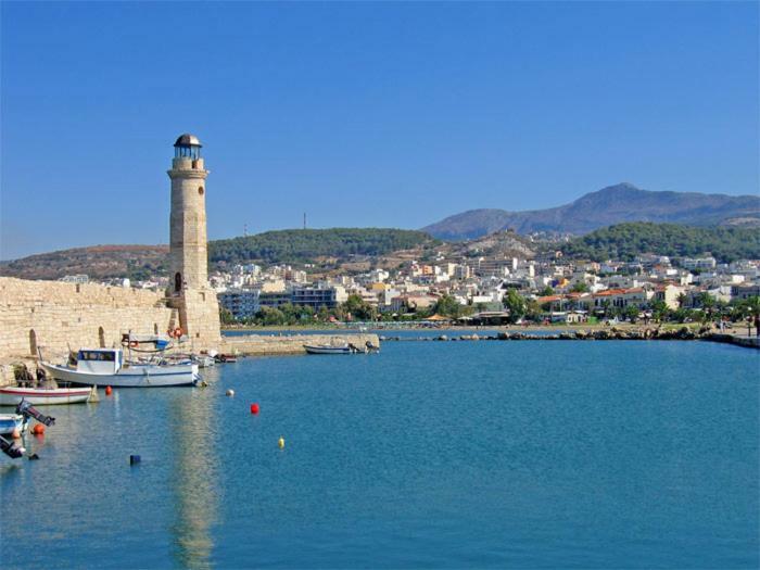 Sea View Cozy Studio Near Center Of Rethymno Town Eksteriør bilde