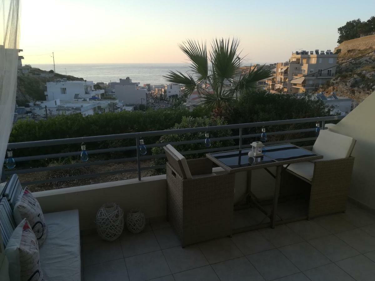 Sea View Cozy Studio Near Center Of Rethymno Town Eksteriør bilde